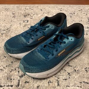 Brooks Ghost Max 2 Blue and Gold Running Shoes